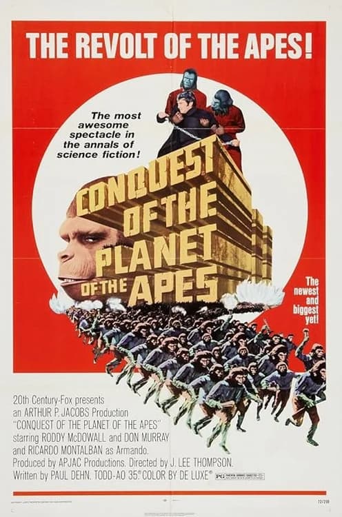 Conquest of the Planet of the Apes film posteri